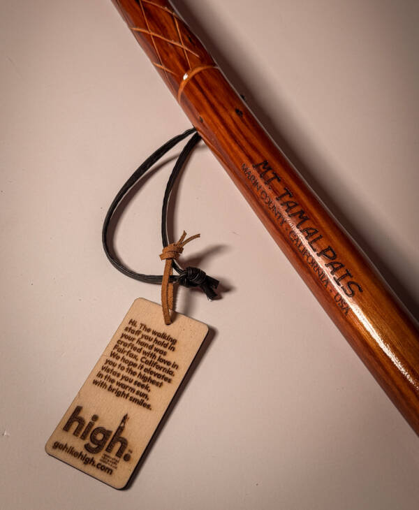 HiGH Handcrafted Wood MT. TAMALPAIS Hiking Staff