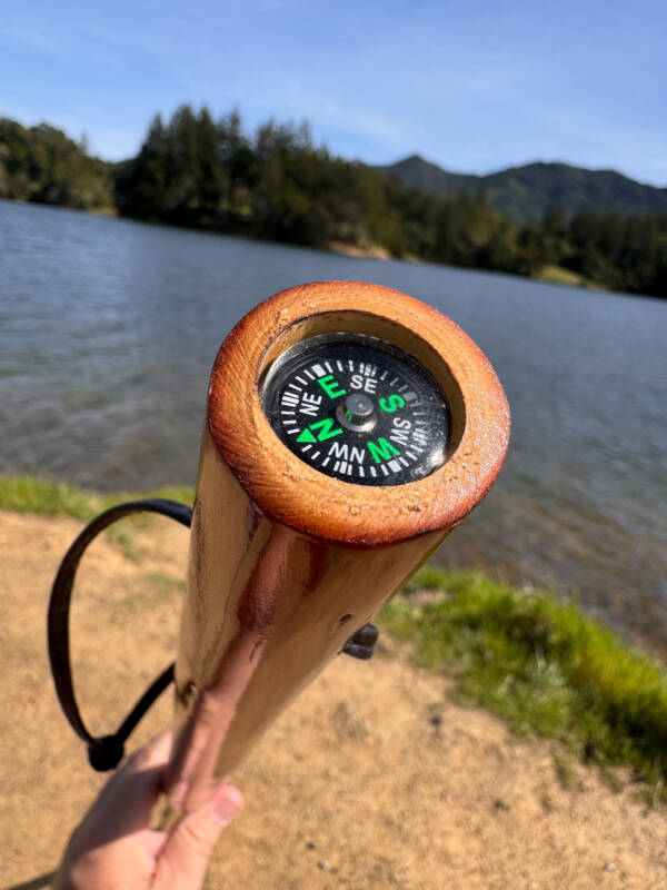 HiGH Handcrafted Wood MT. TAMALPAIS Hiking Staff - Image 2