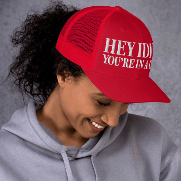 HEY IDIOT YOU'RE IN A CULT : AUTHENTIC Red MAGA Hat FOR SALE CHEAPEST CHEAP BUY ONLINE