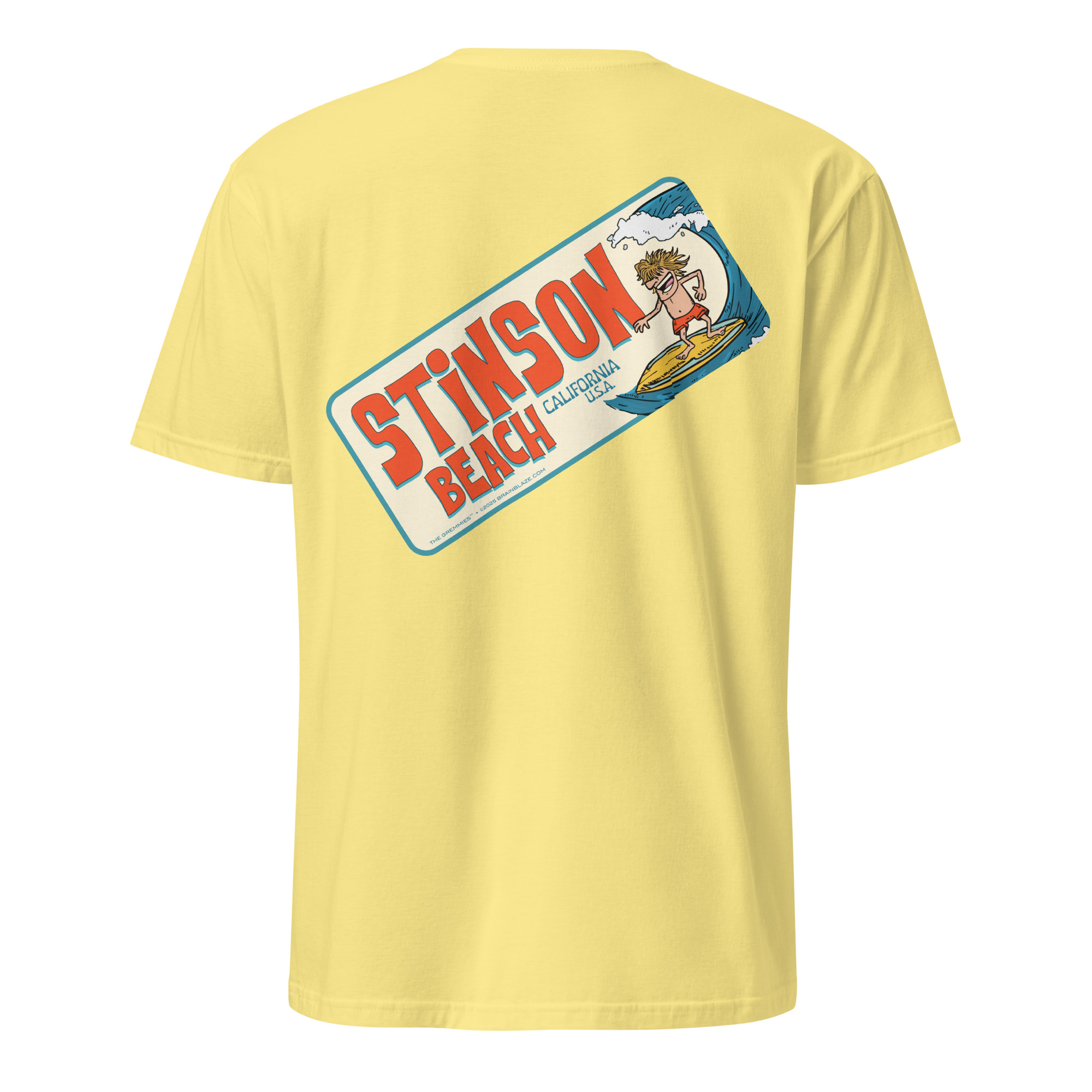 unisex-basic-softstyle-t-shirt-cornsilk-back-697007d114f93jpg - Brainblaze Advertising + Design