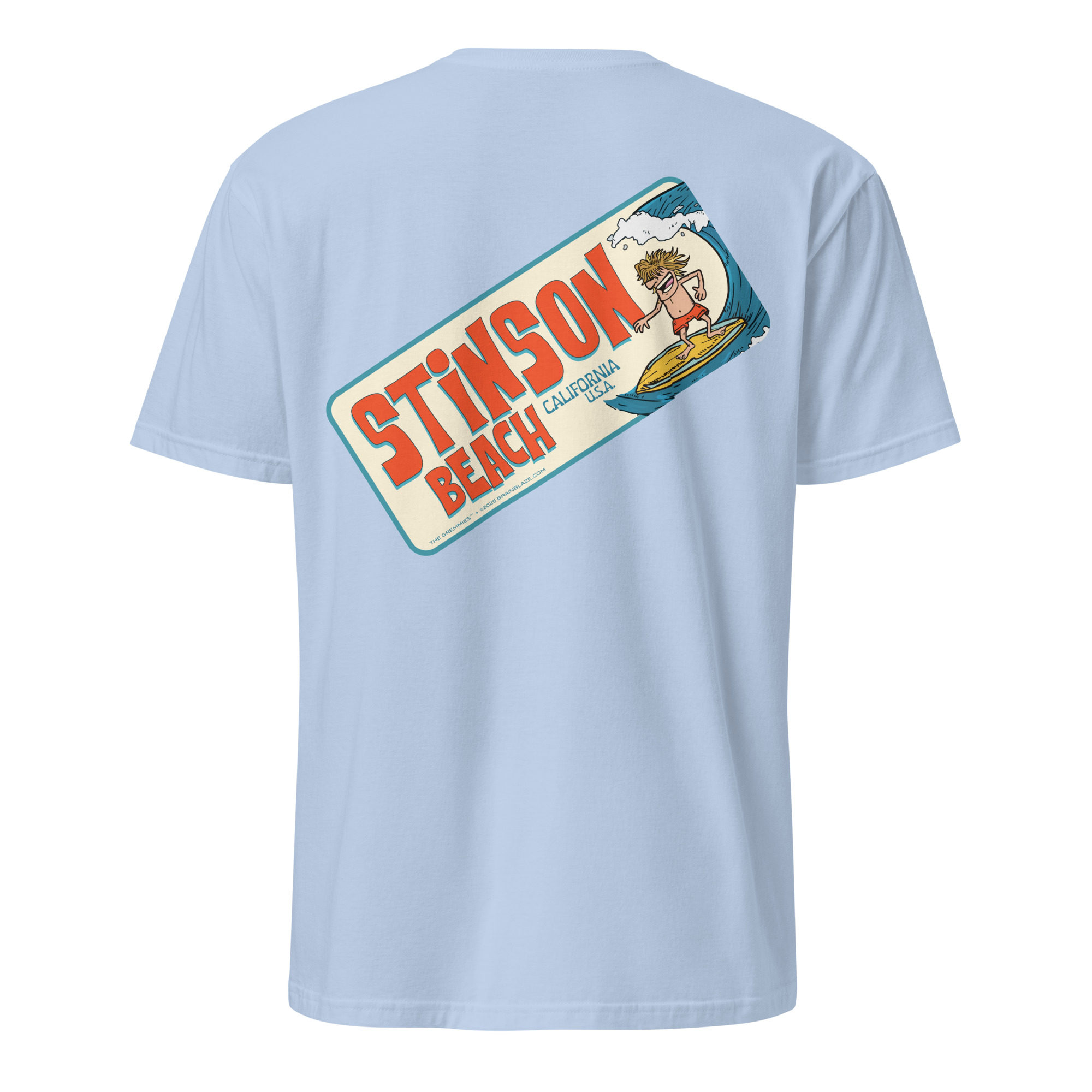 unisex-basic-softstyle-t-shirt-light-blue-back-697007d0f337ajpg - Brainblaze Advertising + Design