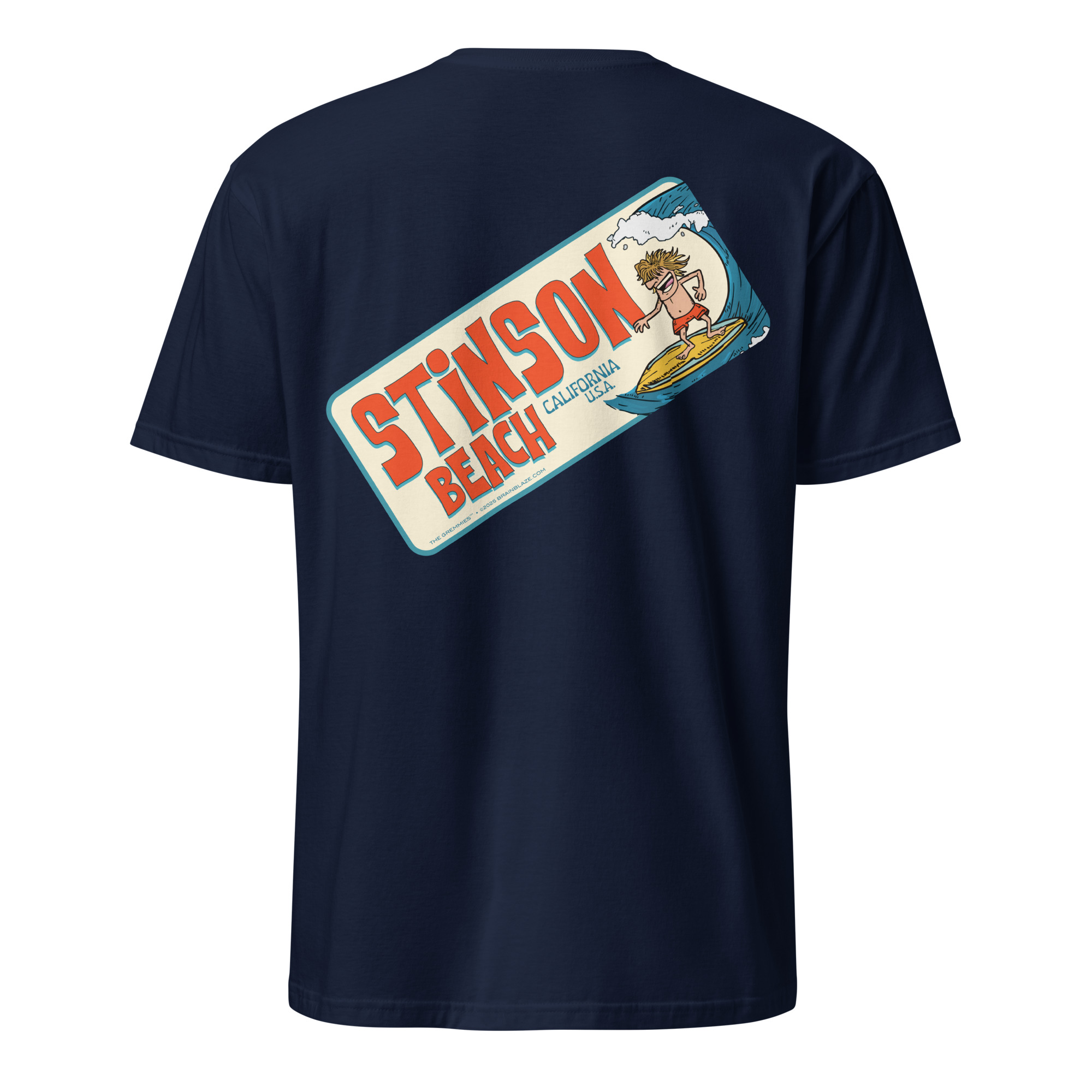 unisex-basic-softstyle-t-shirt-navy-back-697007d0a9215jpg - Brainblaze Advertising + Design