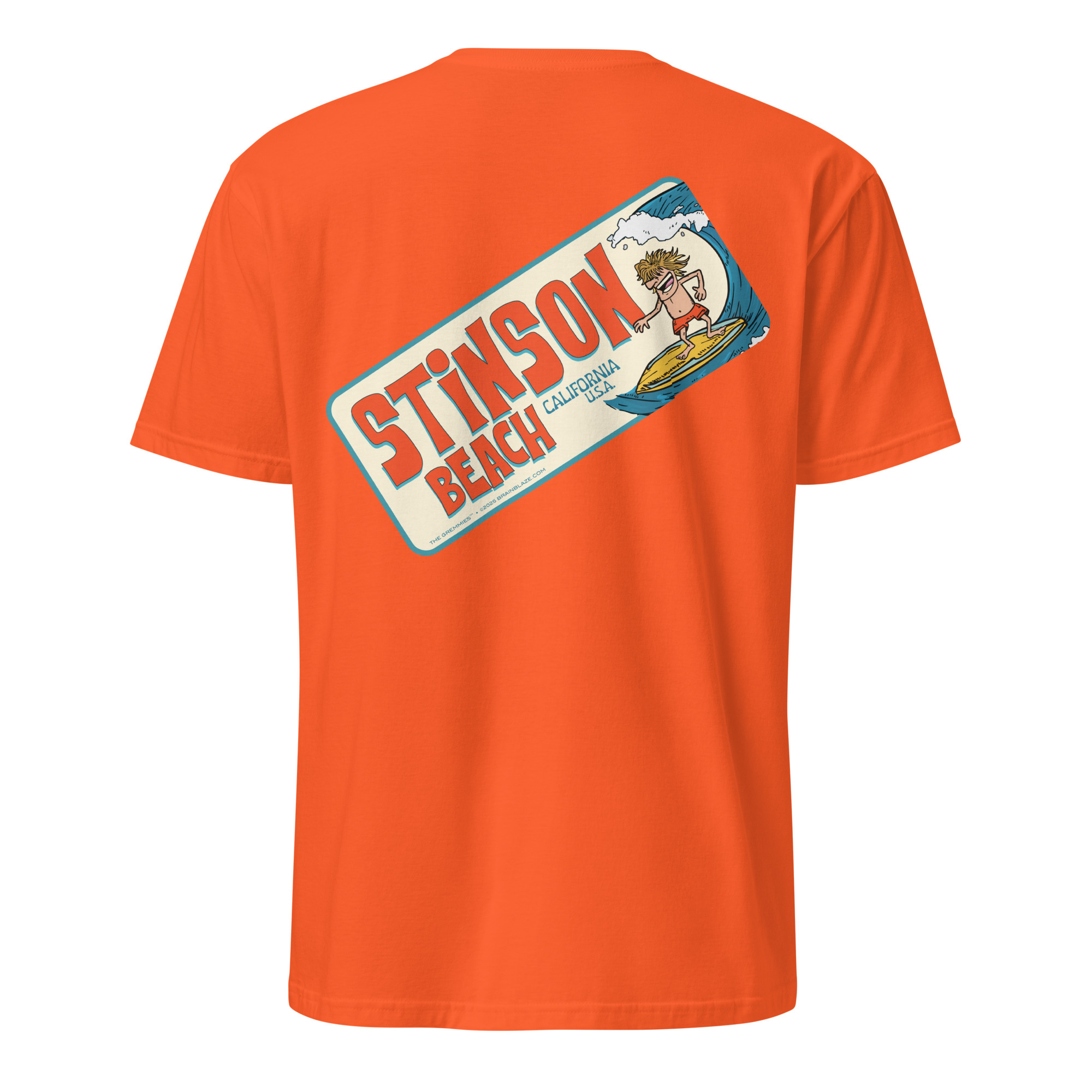 unisex-basic-softstyle-t-shirt-orange-back-697007d0b9d3djpg - Brainblaze Advertising + Design