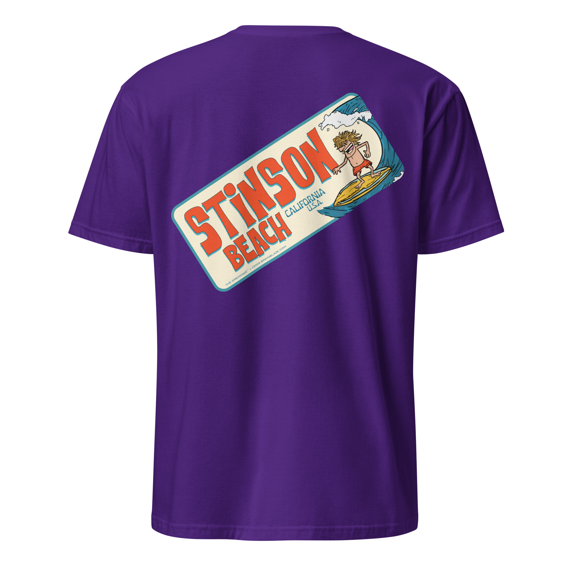 unisex-basic-softstyle-t-shirt-purple-back-697007d0aa510jpg - Brainblaze Advertising + Design